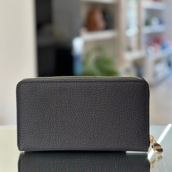 P.foglio zip in nylon black - immagine 3