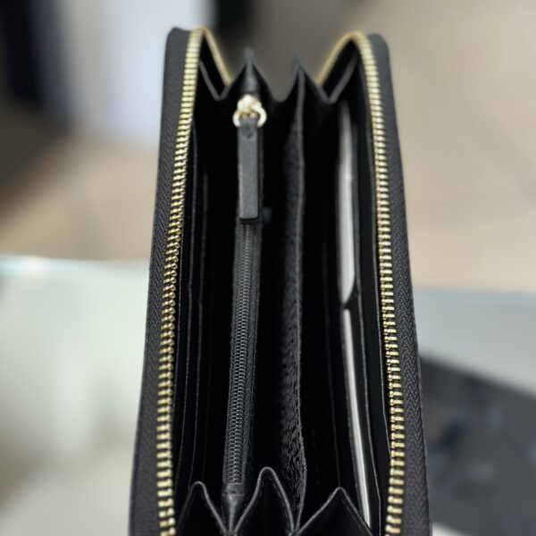P.foglio zip in nylon black - immagine 4