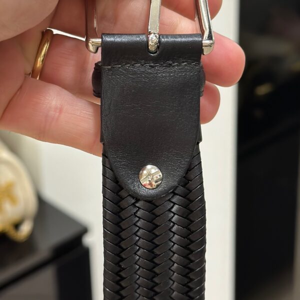 Cintura Intrecciata Elastica Black - immagine 5