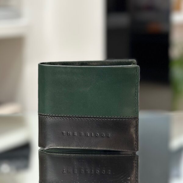 Portafoglio medio slim black/green - immagine 3