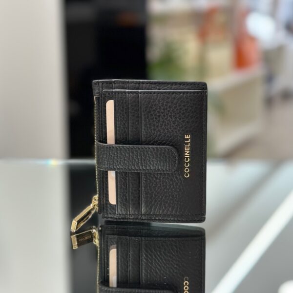 Porta/Carte Metallic Soft Black