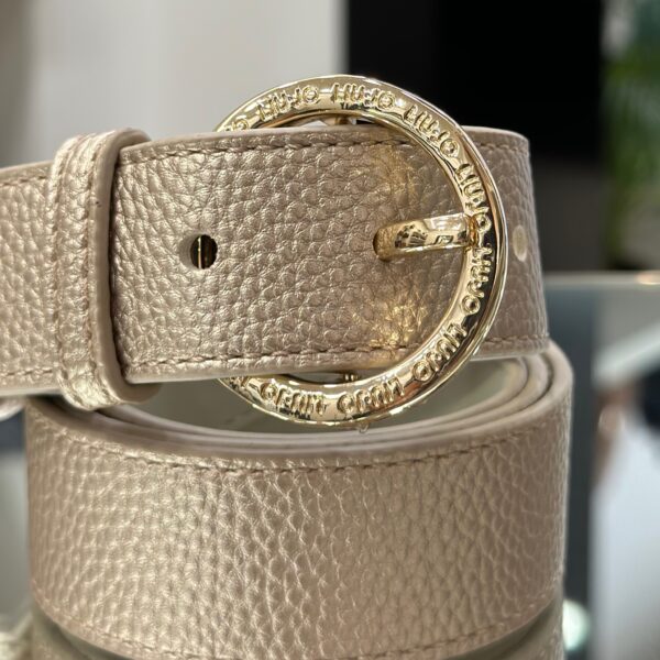 Cintura martellata light gold - immagine 2