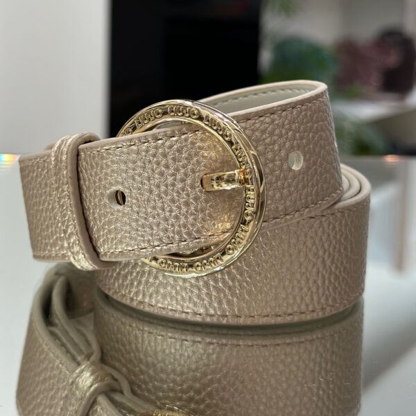 Cintura martellata light gold