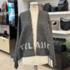 Mantella con maniche grey