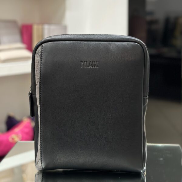 Geo Dark tracolla in pelle black