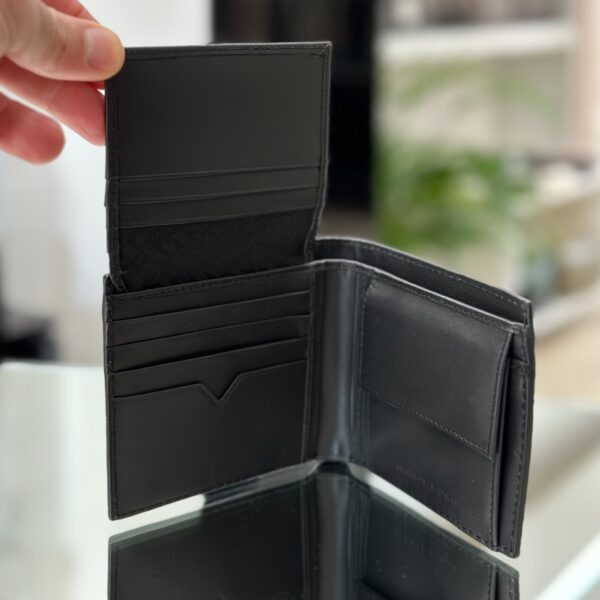 Portafoglio TH black monogram - immagine 2