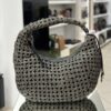 Hobo bag intreccio large op