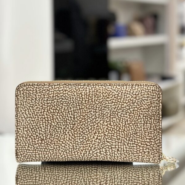 Portafoglio Doppia Zip beige - immagine 3
