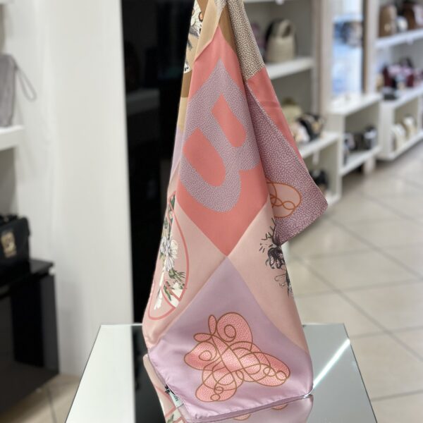 Foulard farfalla rosa - immagine 4