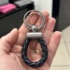 Portachiavi intreccio black - immagine 4