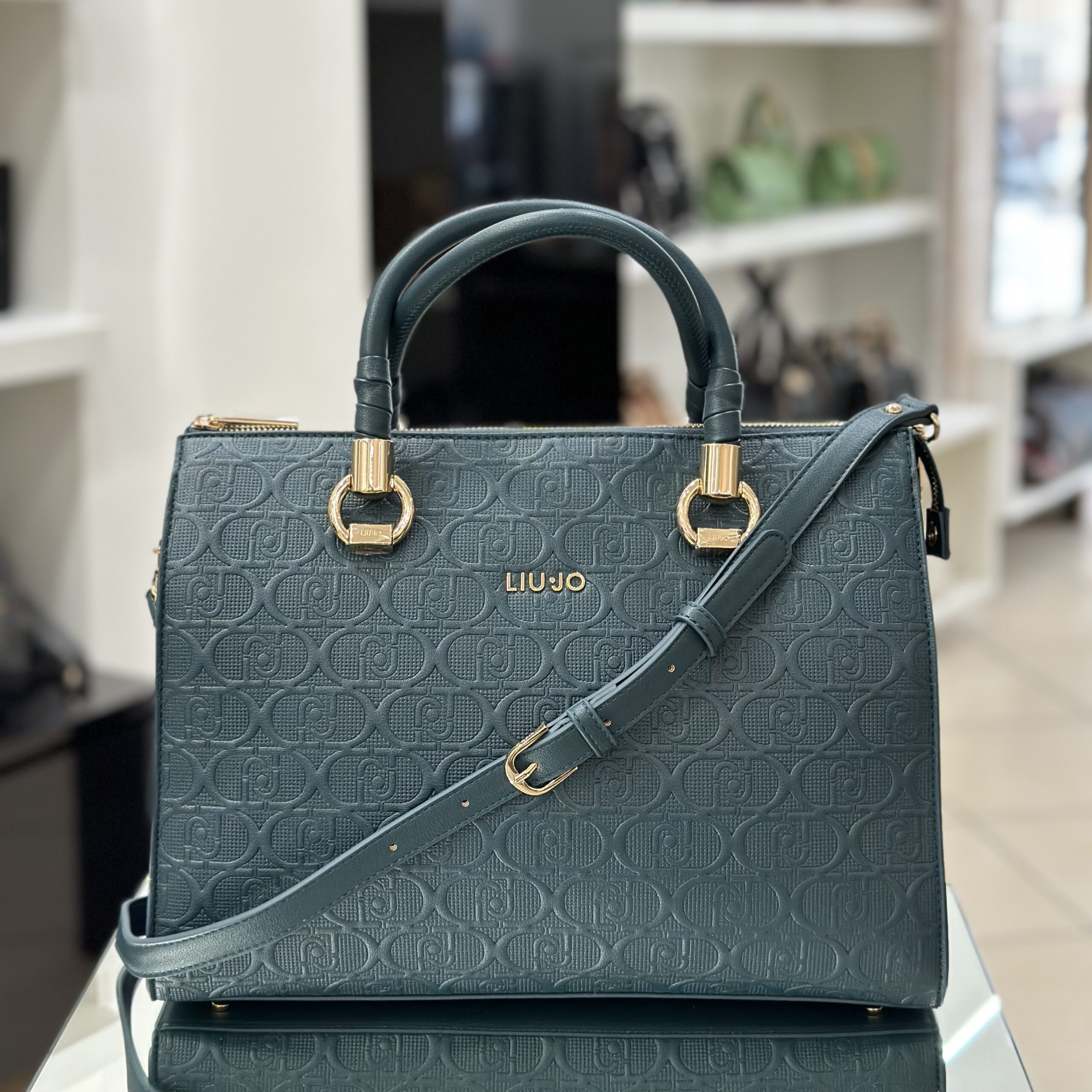 Bauletto Manhattan deep emerald