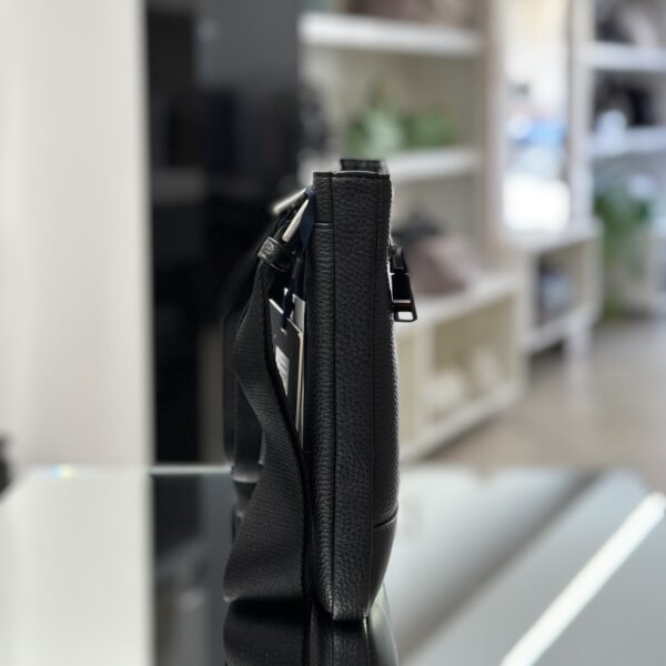 Borsa a tracolla small martellata black - immagine 3