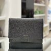Pochette black saffiano