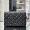 Pochette matelassè nero