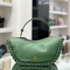 Borsa a spalla Curly Green