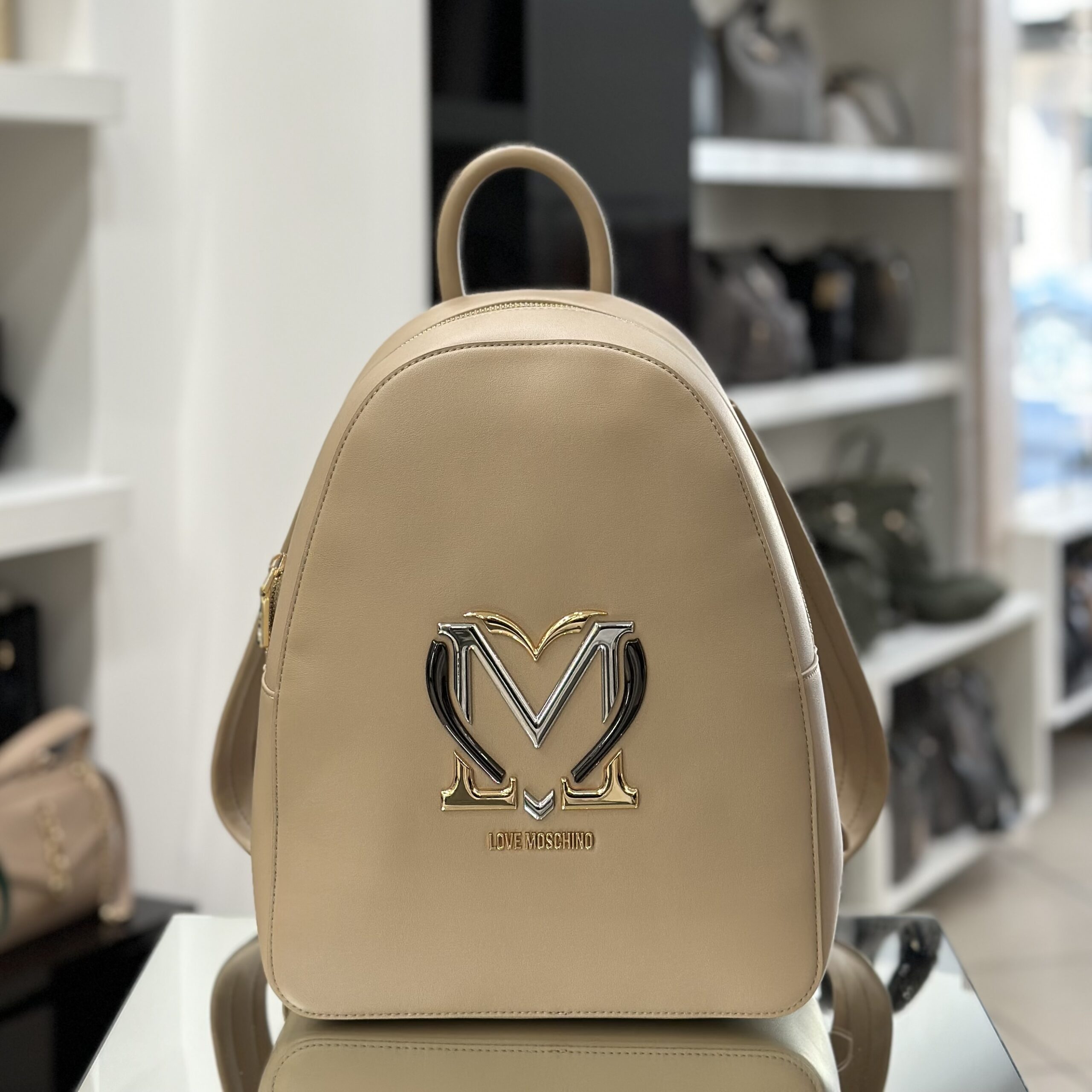 Zaino Logo Cuore Crema