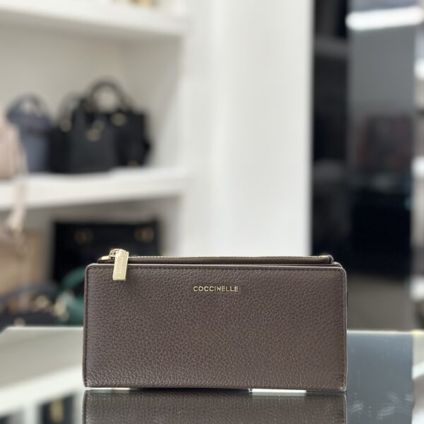 Portafoglio Metallic Soft Brown