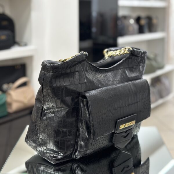 Shopper Soft Croco Black - immagine 3