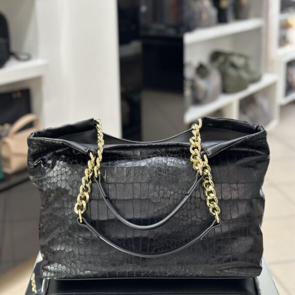 Shopper Soft Croco Black - immagine 2