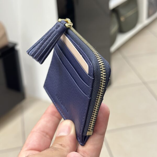 Coccinelle Portacarte Tassel blu - immagine 3