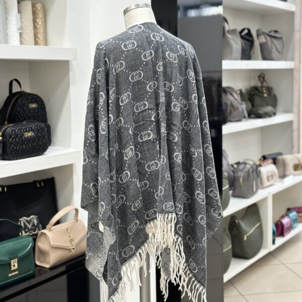 Poncho Logo Monogram Grey - immagine 3