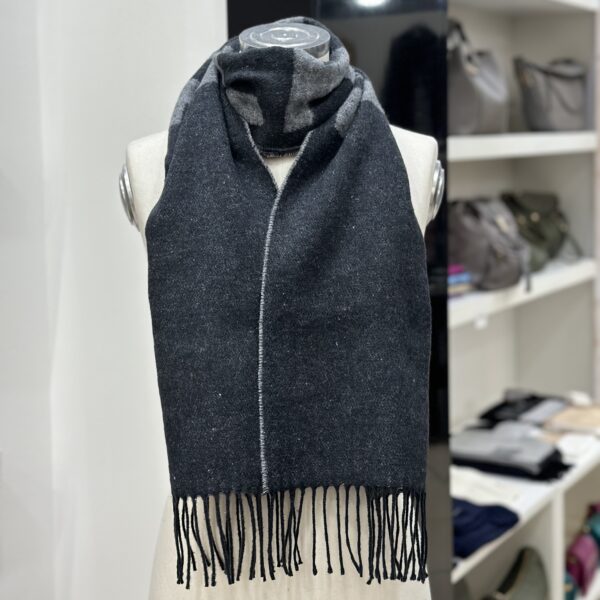 Sciarpa Maxi Logo 1 Classe Black - immagine 4