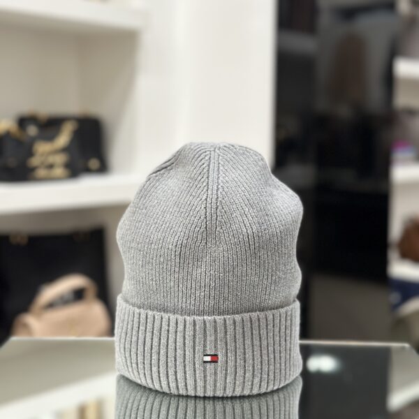Berretto a coste Grey
