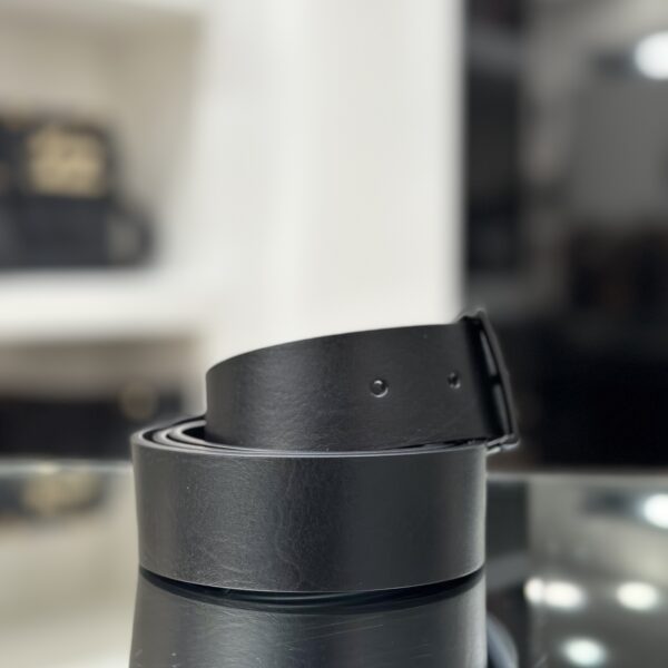 Cintura fibbia quadrata black - immagine 4
