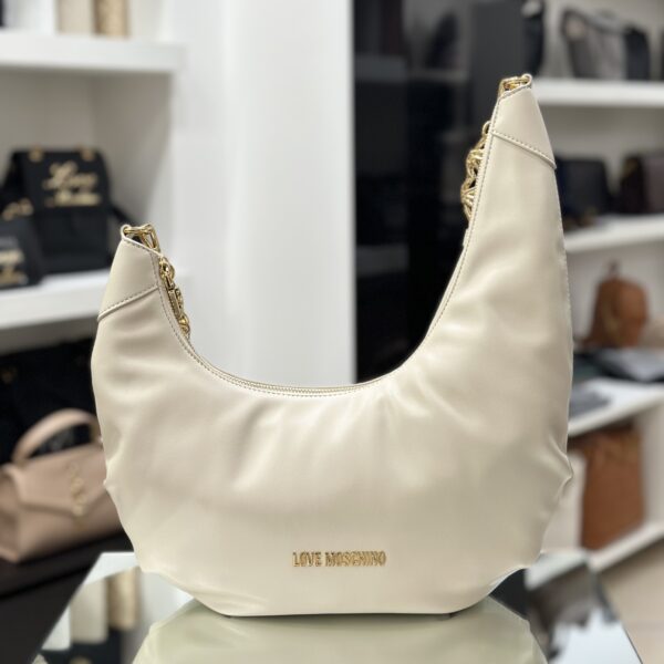 Hobo bag asimmetrica basic avorio - immagine 6