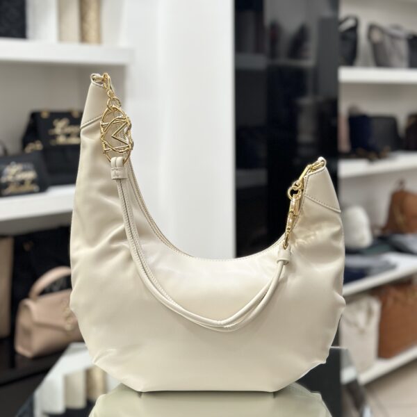 Hobo bag asimmetrica basic avorio - immagine 4