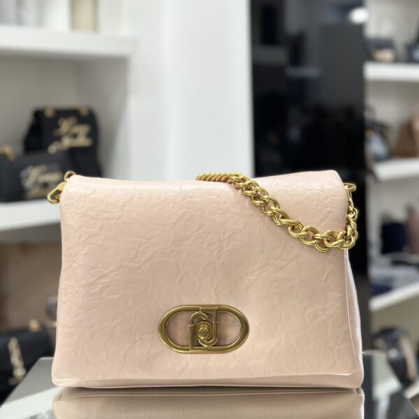 Borsa a spalla LaPuffy cipria