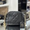 Borsa a spalla nera trapuntata small - immagine 3