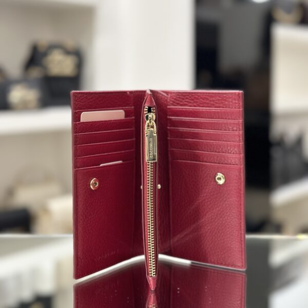 Portafoglio soft 3 scomparti red - immagine 3