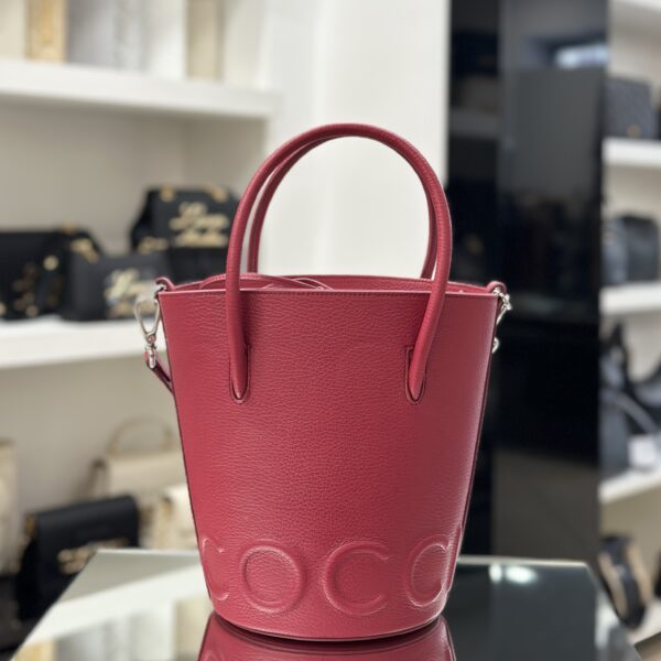 Coccinelle secchiello logo red