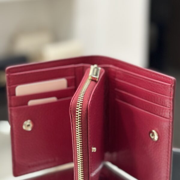 Portafoglio soft 3 scomparti red medium - immagine 6