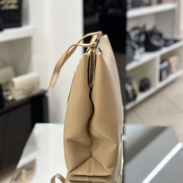 Borsa a spalla clutch crema - immagine 5