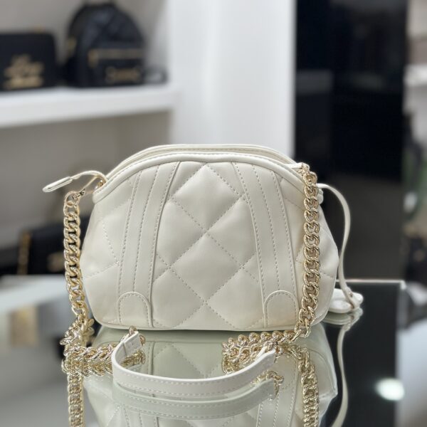 Borsa a spalla cream trapuntata small - immagine 2