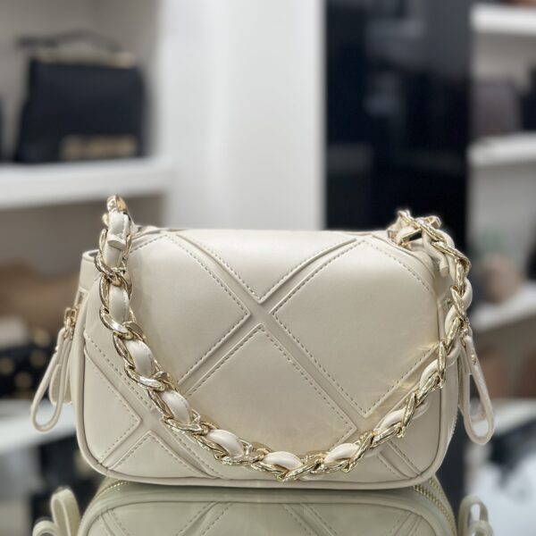 Borsa a spalla Isabel Small Avorio - immagine 5