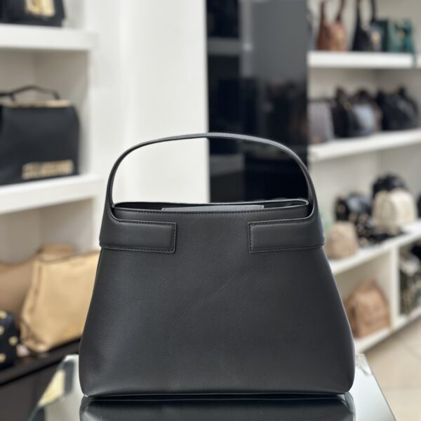 Hand bag in pelle black - immagine 4