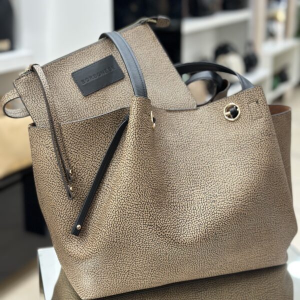 Borbonese Graffiti Shopping Bag Graffiti Op - immagine 3