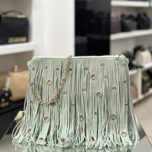 Pochette Fringes Mint