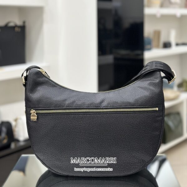 Luna Bag Middle nera zip