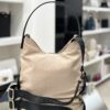Borbonese Hobo Bag small sand - immagine 5
