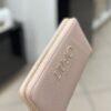 Portafoglio zip Saffiano cipria - immagine 3