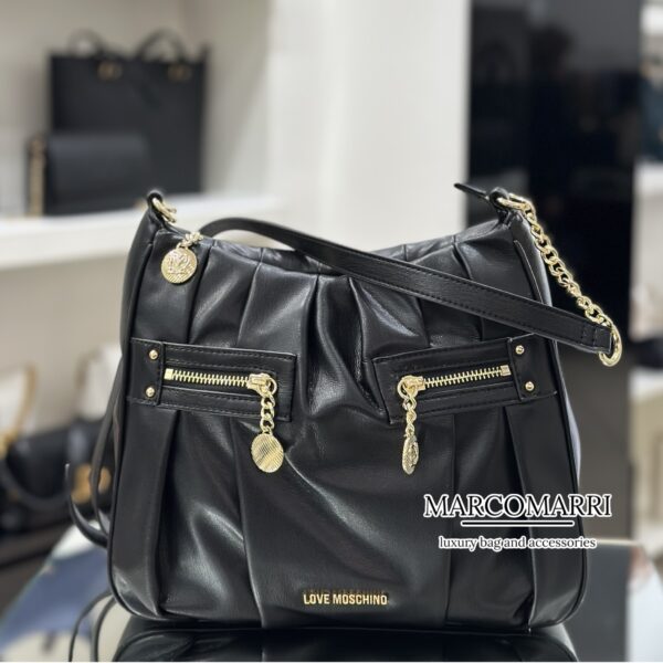 Tracolla con tasca black media