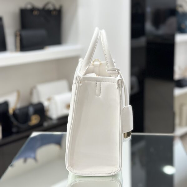 Hand bag media Ridhi white - immagine 2
