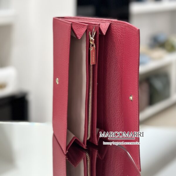 Portafoglio Large Metallic Soft Red - immagine 6
