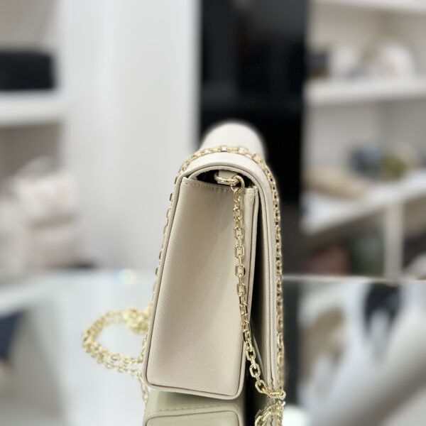 Pochette saffiano avorio - immagine 5