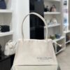 Coccinelle shopping bag coulissè medium white - immagine 5