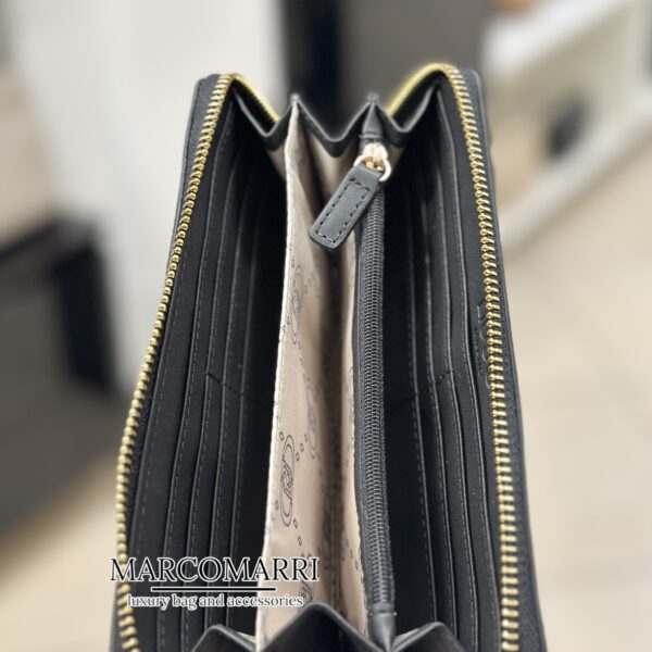 Portafoglio zip basico black - immagine 2